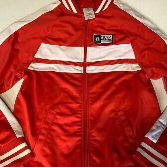 Disney The Original Mickey 1928 Burbank California Jacket Sz XS Red Embroidered - Picture 2 of 6